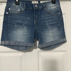 Indigo Rein Girl Jean shorts size 7 Juniors